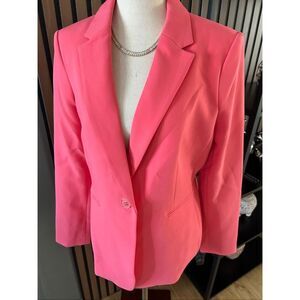 Tommy Hilfinger slim fit blazer sz10 peach color or pink work attire work blazer